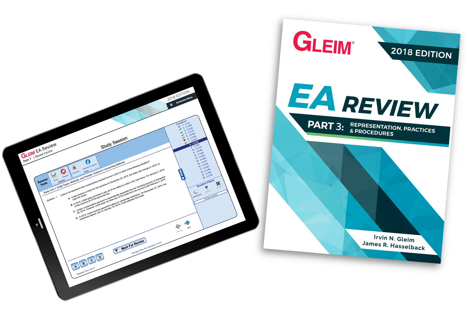Gleim EA Review Book & Test Prep Online – Part 3 (2018) - #OAB3863S                      